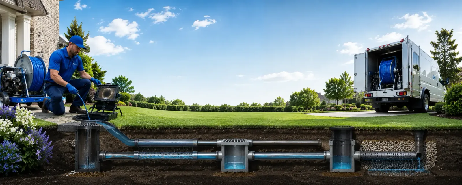 Outdoor drain cleaning information for Keene, NY